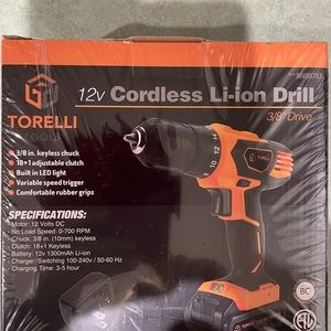 12 volt cordless drill